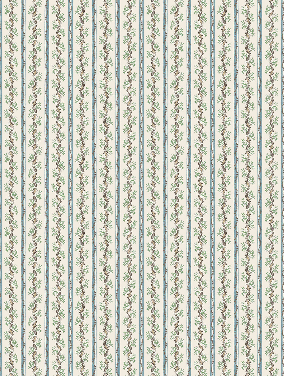 Nina Campbell | Odile Wallpaper wallcovering - Blue / Green