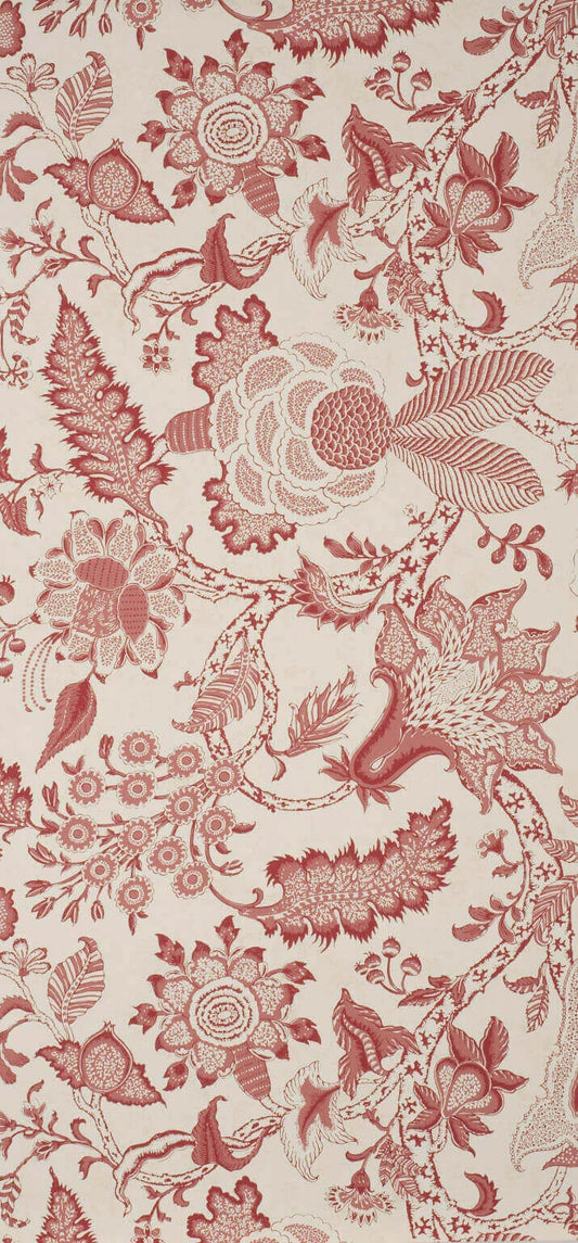 Pierre Frey Wallpaper Septeuil - Pink Red
