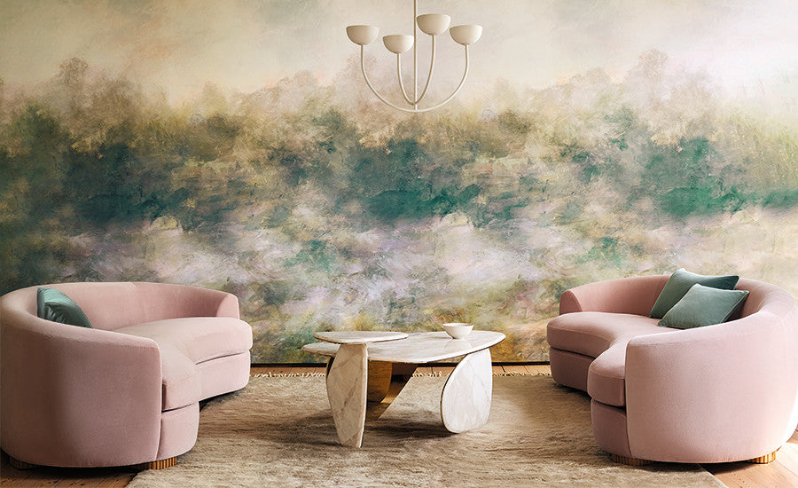 Pierre Frey Romo | Ottavia Mural – Coral — scenography