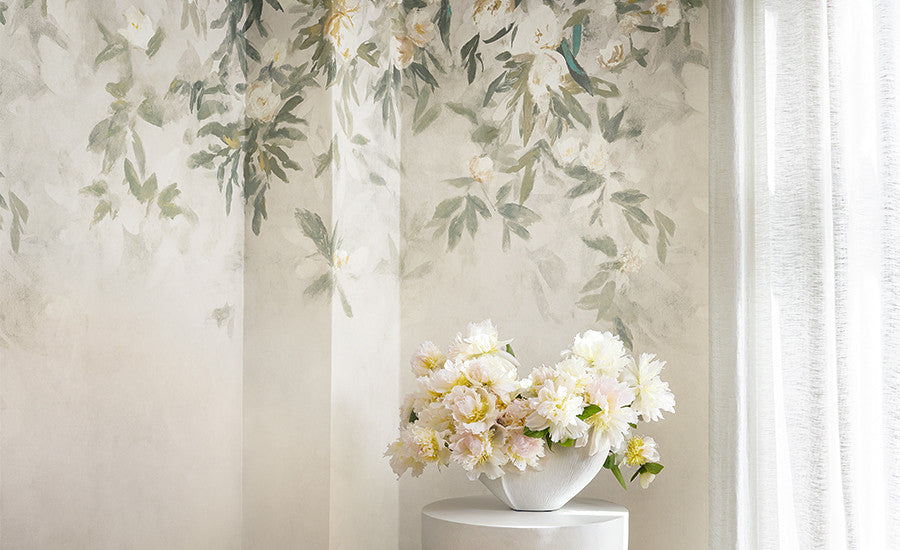 Pierre Frey Romo | Shiri Wallcovering – Mushroom — scenography