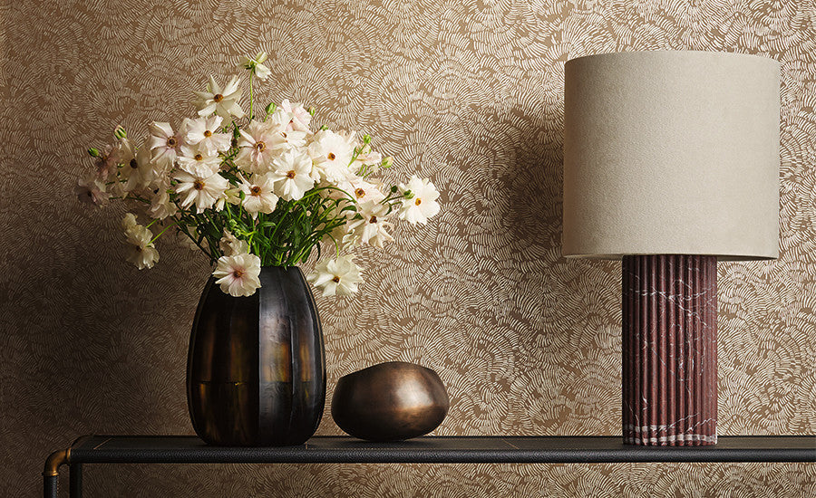 Pierre Frey Romo | Shiri Wallcovering – Mushroom — scenography