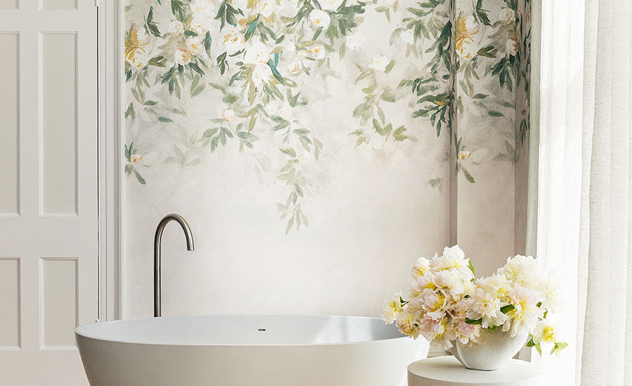 Pierre Frey Romo | Cielo Mural – Heather — scenography