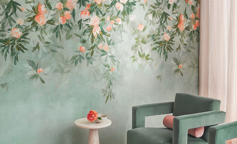 Pierre Frey Romo | Shiri Wallcovering – Mushroom — scenography