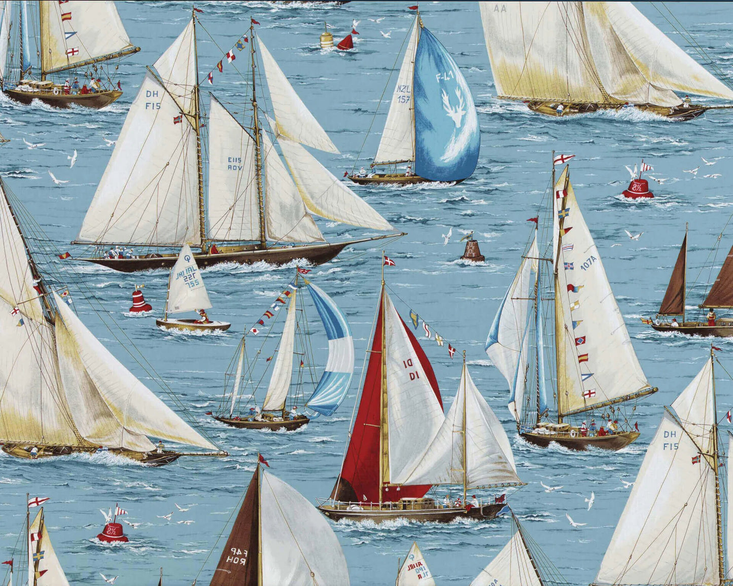Pierre Frey Regates - Bleu