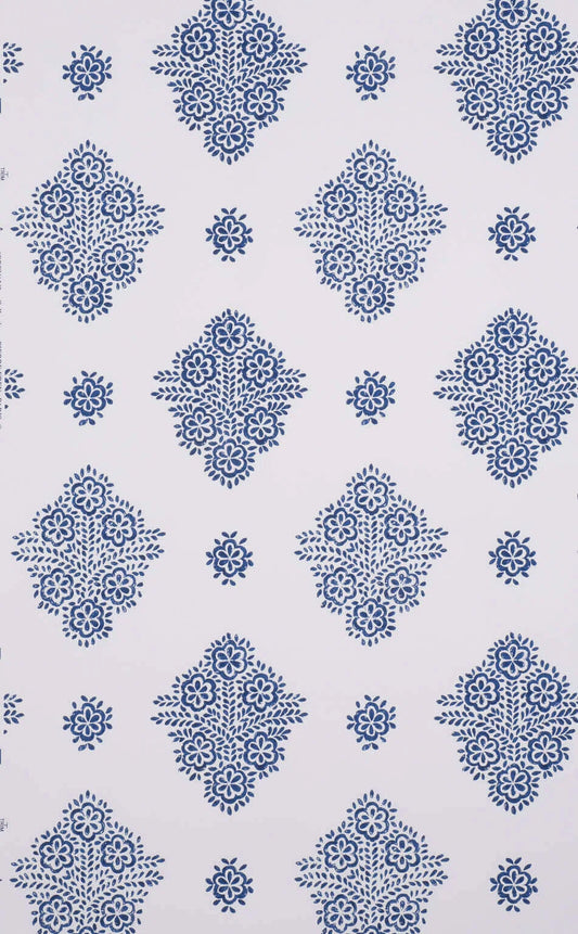 Pierre Frey Wallpaper Erevan - Delft Blue