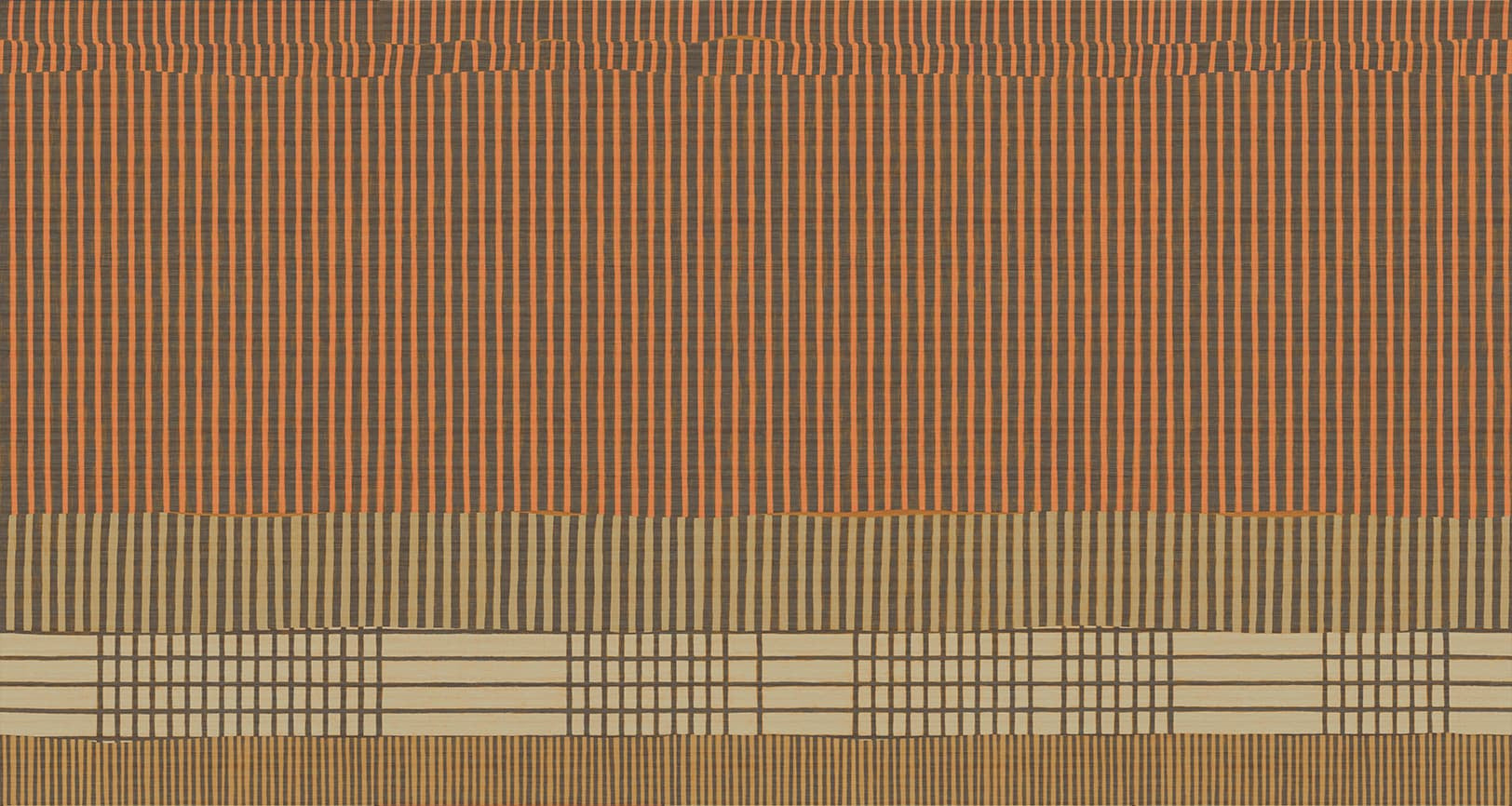 Elitis | Elixir de soies Lignes telluriques 6m x 3,20m - 01 - Lignes telluriques