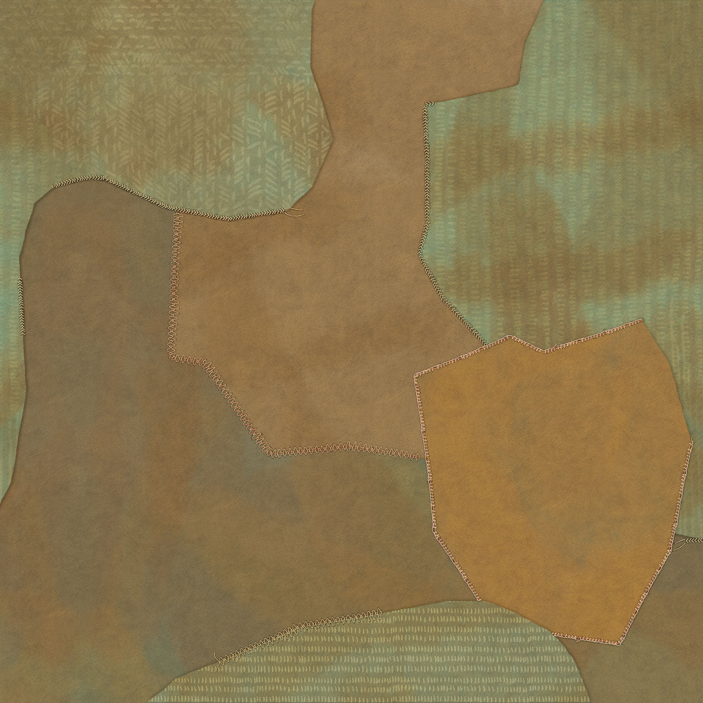 Elitis | Sauvages Blasons 3,50m x 3m VP 973 01 - 01 - Depuis la nuit des temps (panoramique)