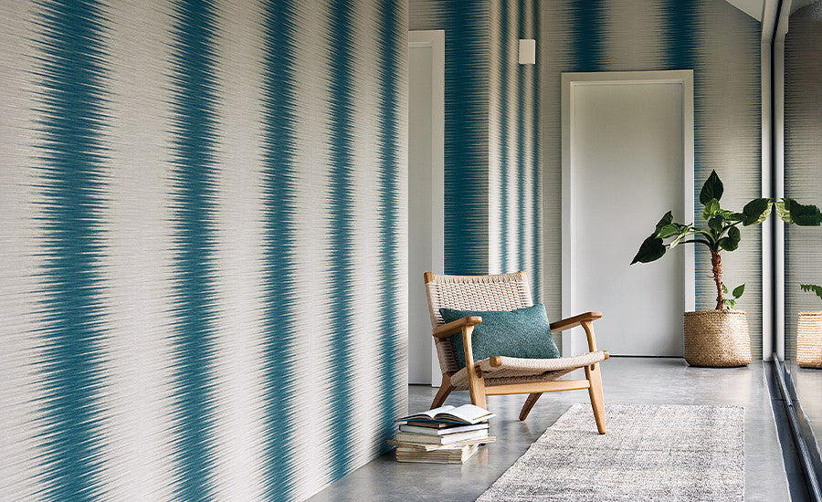 Pierre Frey Romo | Delphie Wallcovering – Shadow — scenography