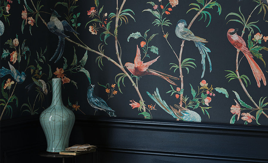 Pierre Frey Romo | Chiraco Wallcovering – Tamarind — scenography