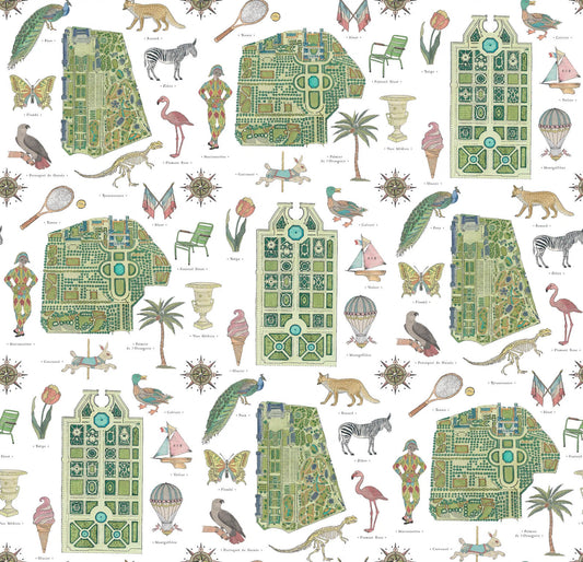 Pierre Frey Jardins Parisiens - Vert Jardin