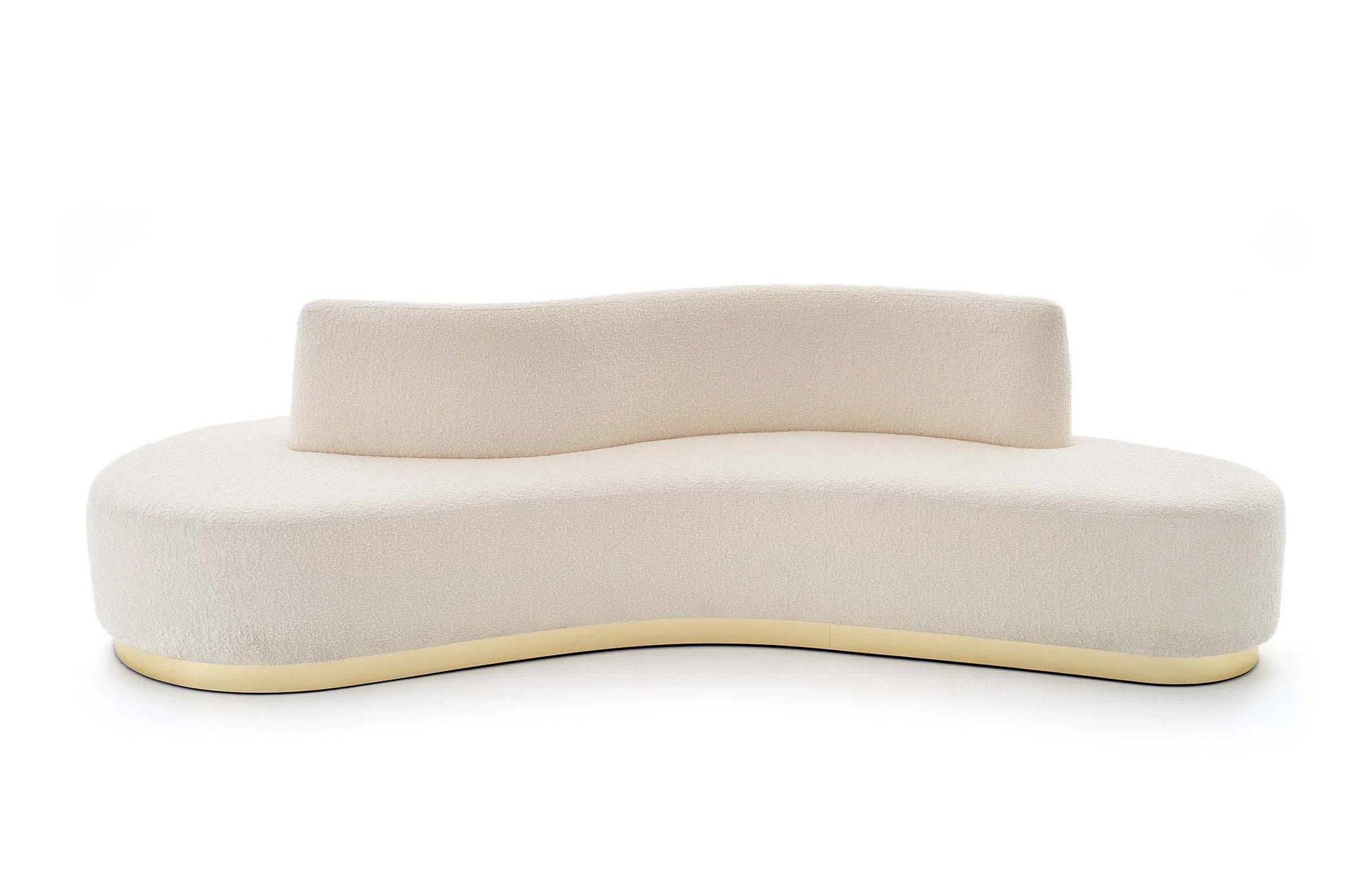 Pierre Frey Palma - Stained beech, water-based varnish frame; Simple seams - Stretched fabric upholstery; Visible wood legs