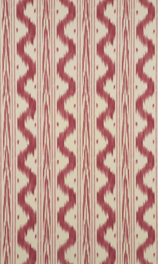 Pierre Frey Wallpaper Toile De Nantes - Rose Ancien