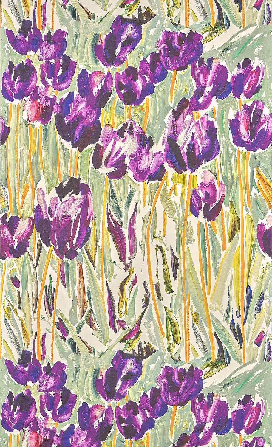 Pierre Frey Black Tulips - Printemps