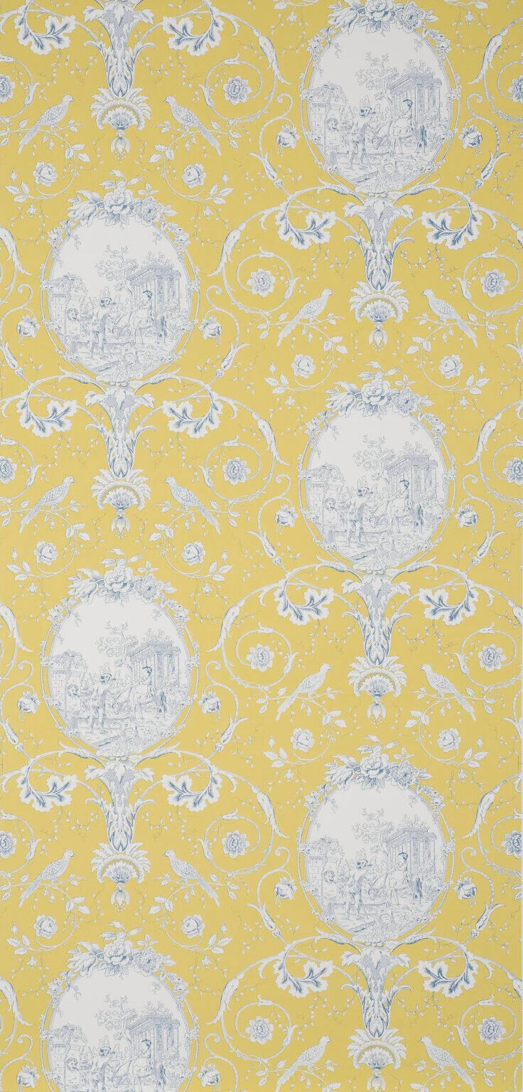Pierre Frey La Fontaine - Yellow Blue