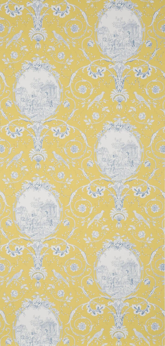 Pierre Frey La Fontaine - Yellow Blue