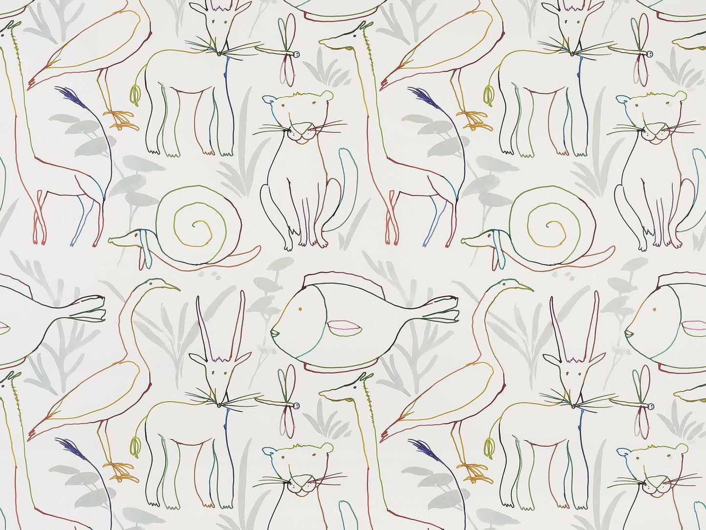 Pierre Frey Bestiaire Enchante - Multicolore