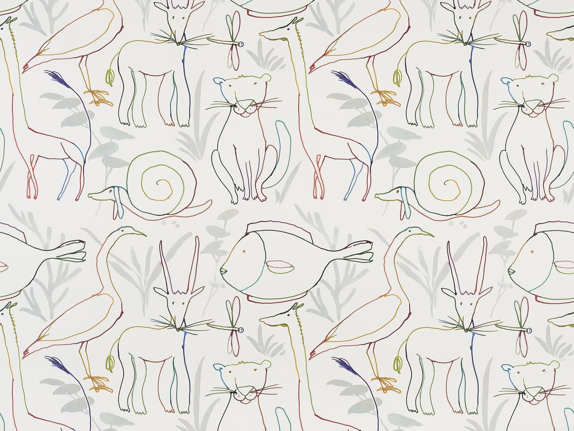 Pierre Frey Bestiaire Enchante - Multicolore