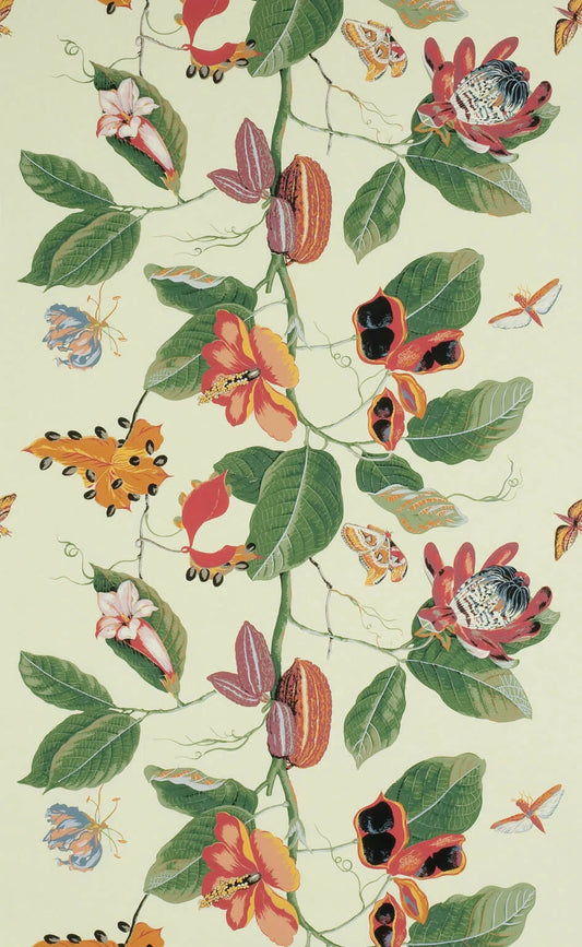 Pierre Frey Wallpaper Nakai - Lime
