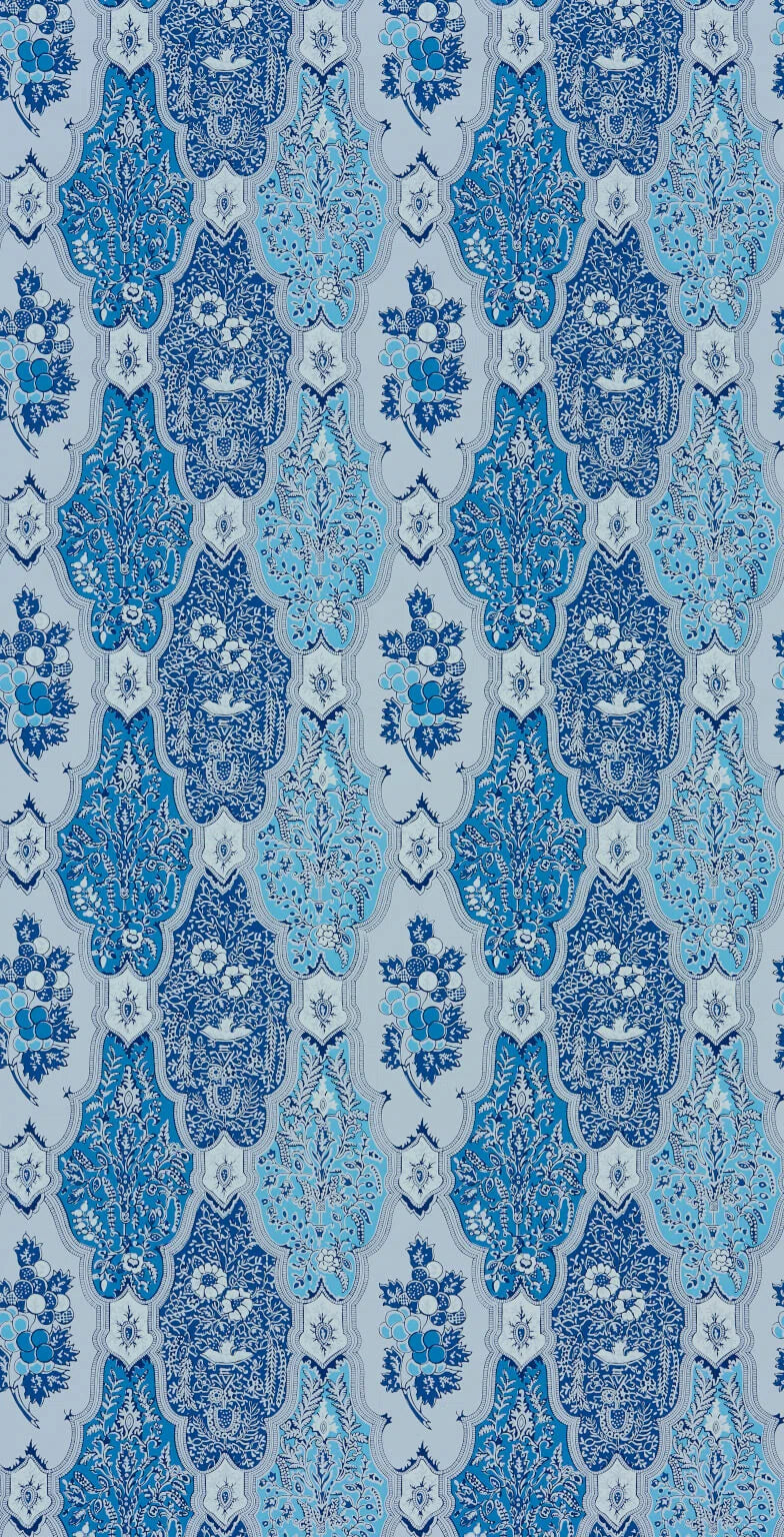 Pierre Frey Batik Raisin - Bleu