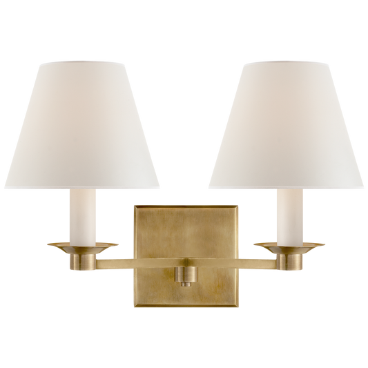 Visual Comfort | Ralph Lauren | Evans Double Arm Sconce