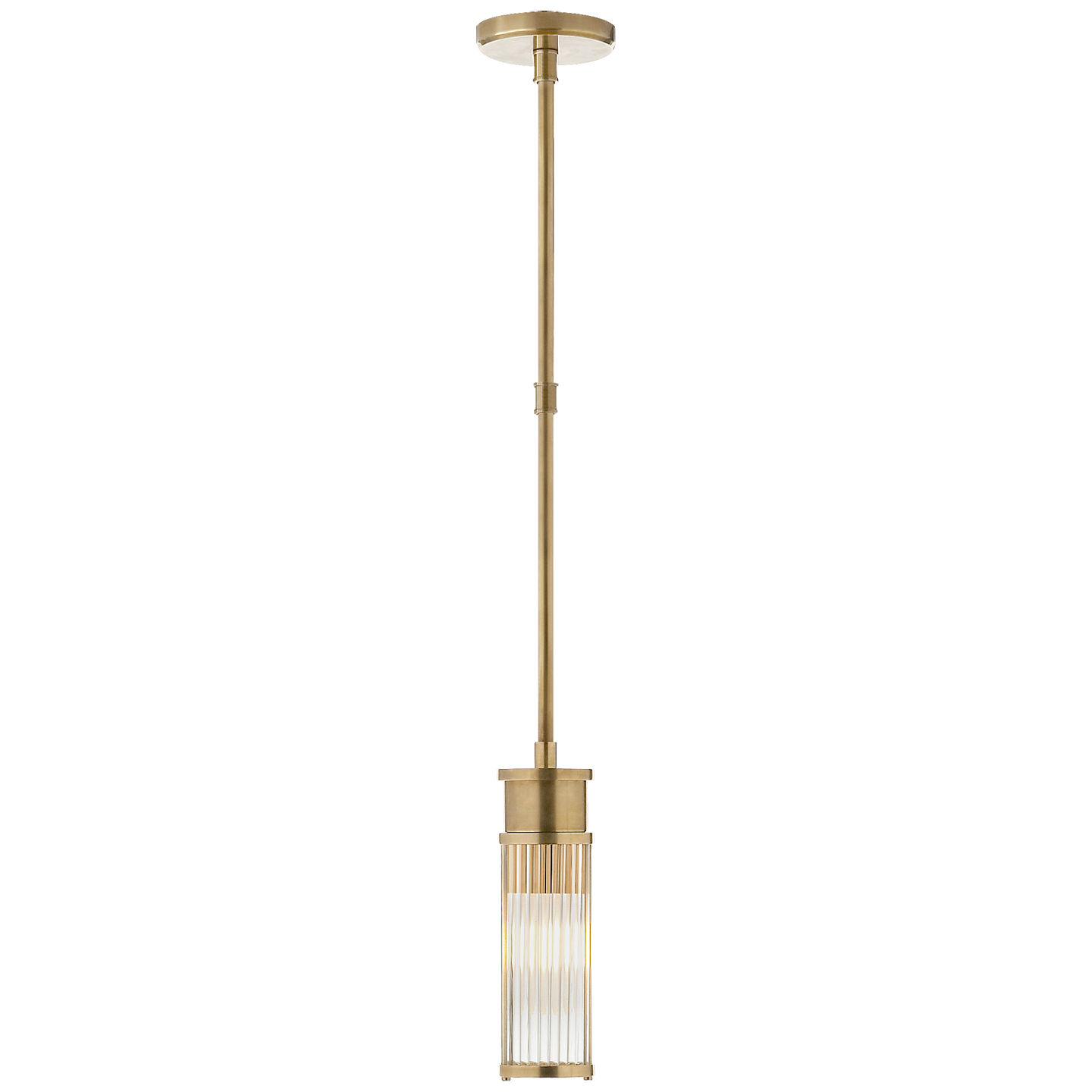 Allen Mini Pendant - Natural Brass