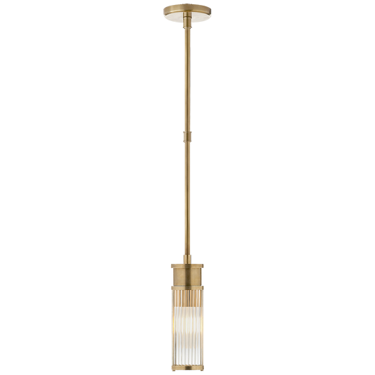 Allen Mini Pendant - Natural Brass