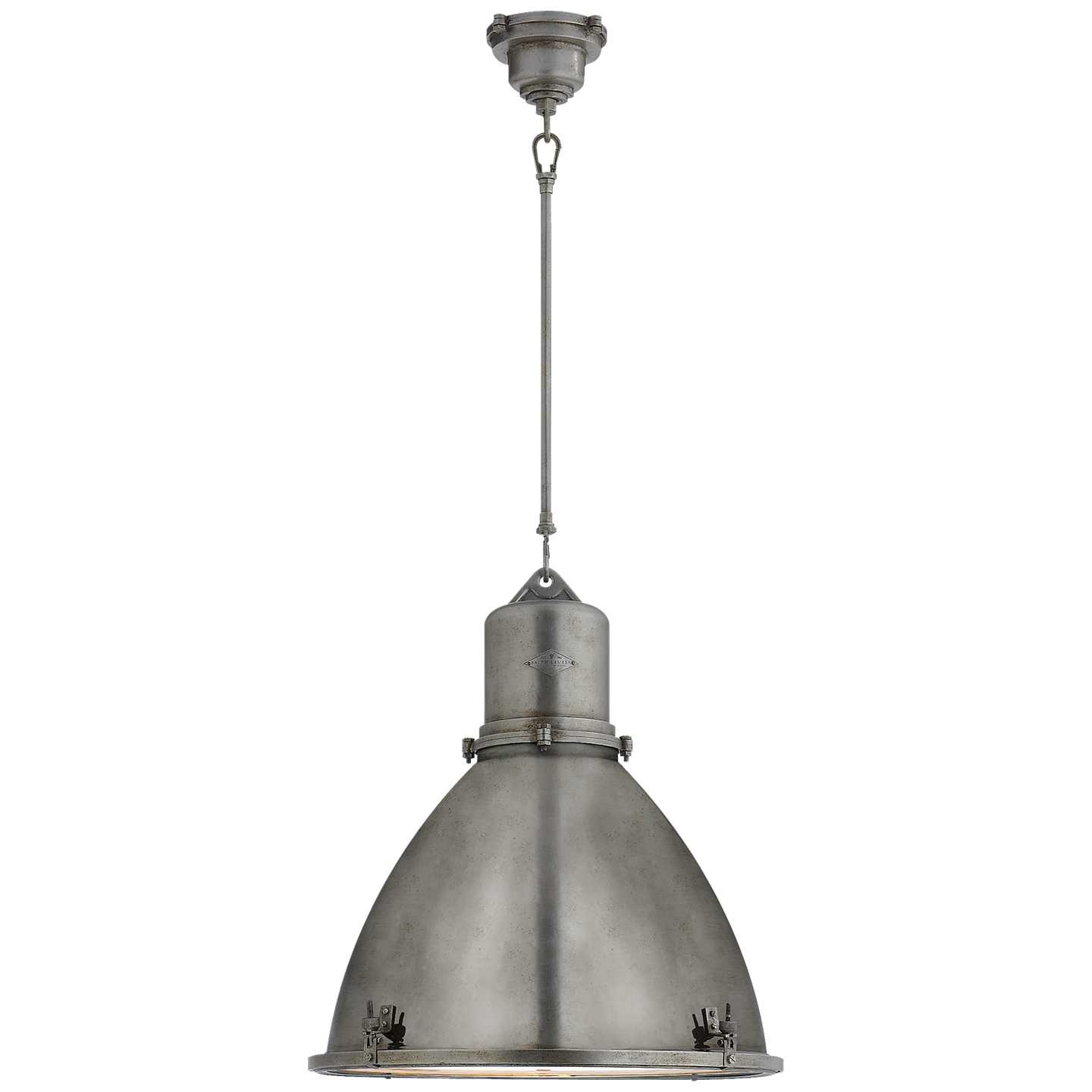 Fulton Large Pendant - Industrial Steel