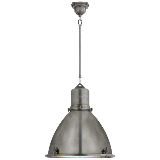 Fulton Large Pendant - Industrial Steel