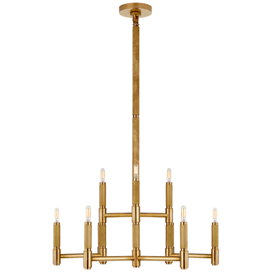 Visual Comfort | Ralph Lauren | Barrett Medium Knurled Chandelier