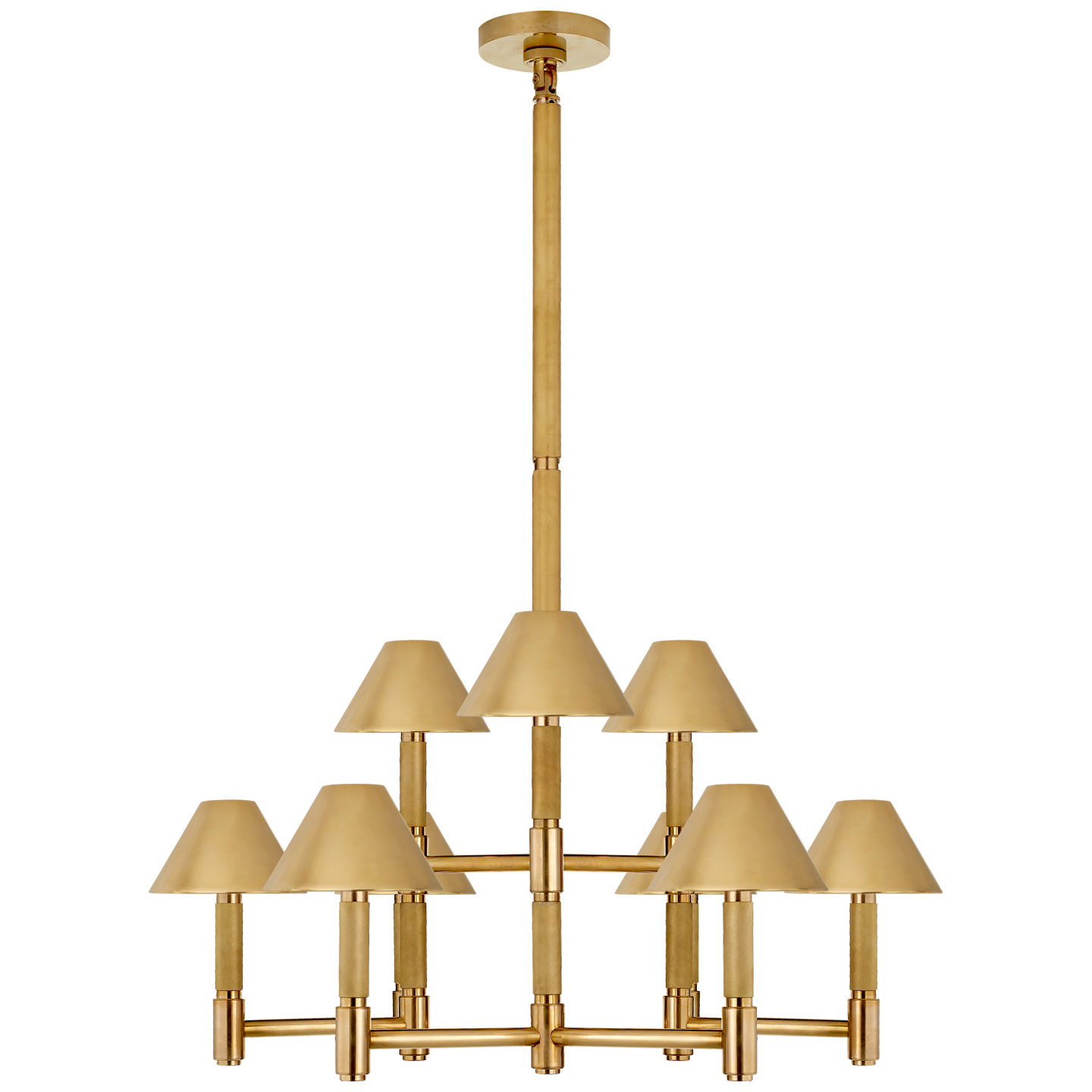 Visual Comfort | Ralph Lauren | Barrett Medium Knurled Chandelier