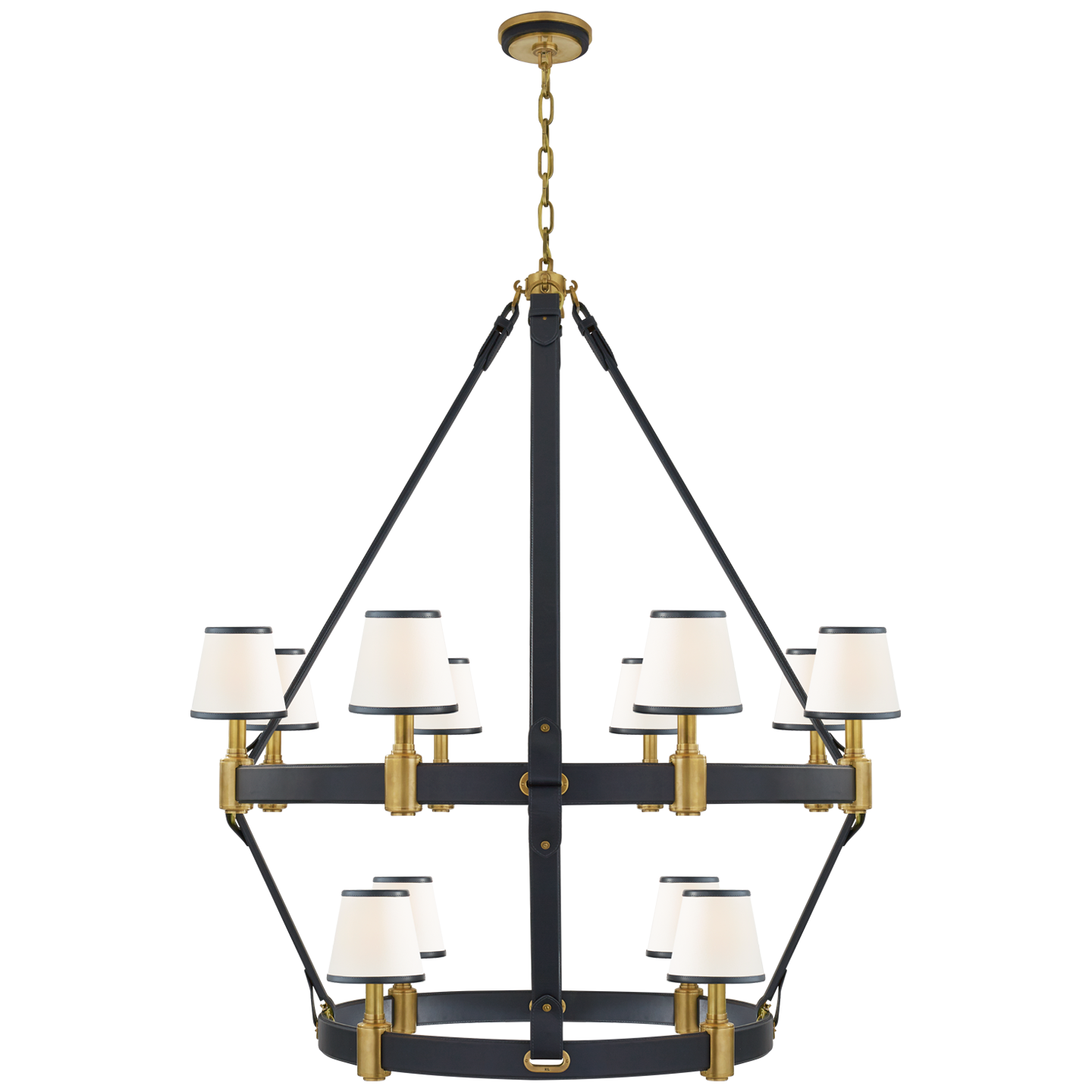 Visual Comfort | Ralph Lauren | Riley Large Two Tier Chandelier