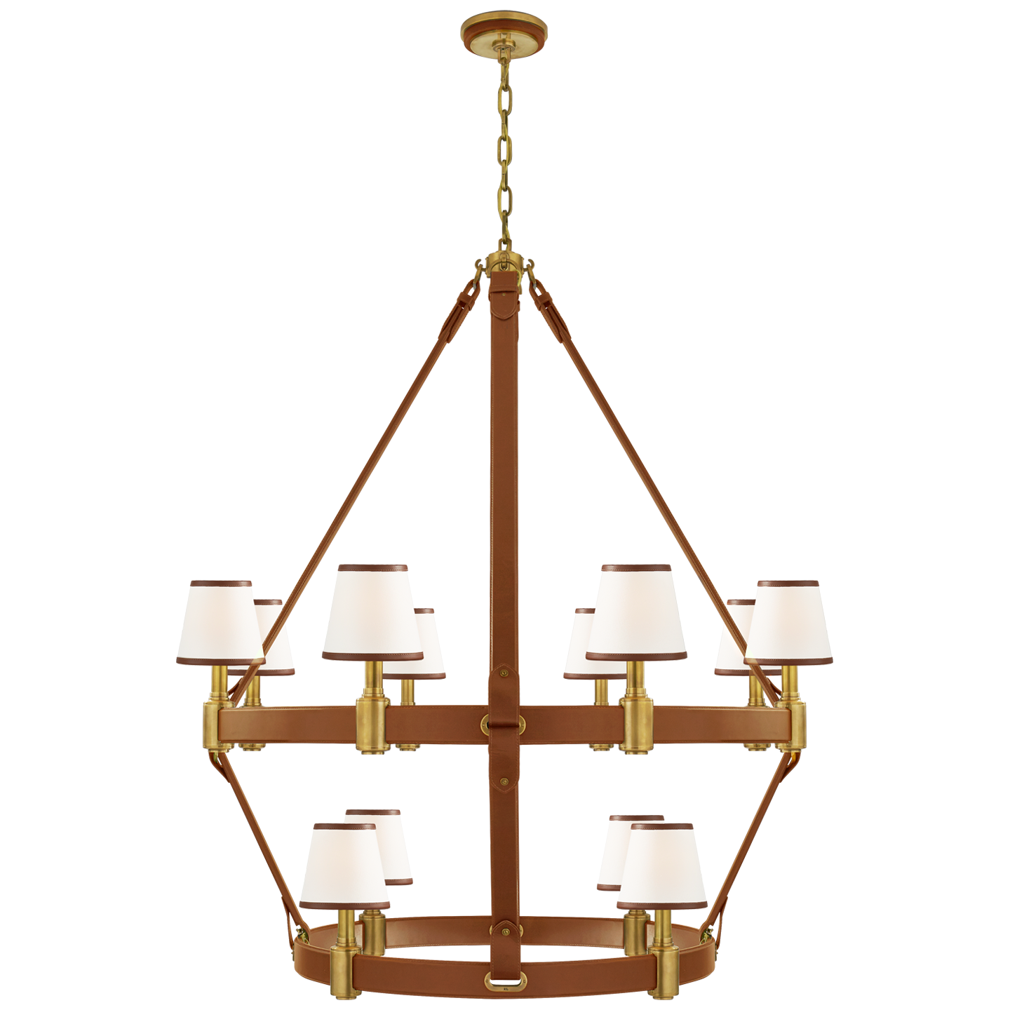 Visual Comfort | Ralph Lauren | Riley Large Two Tier Chandelier