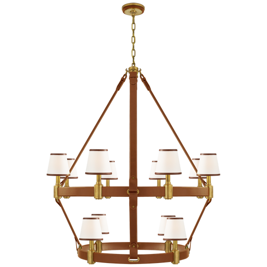 Visual Comfort | Ralph Lauren | Riley Large Two Tier Chandelier