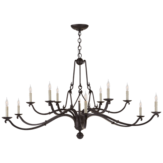 Visual Comfort | Ralph Lauren | Allegra Large Two-Tiered Chandelier
