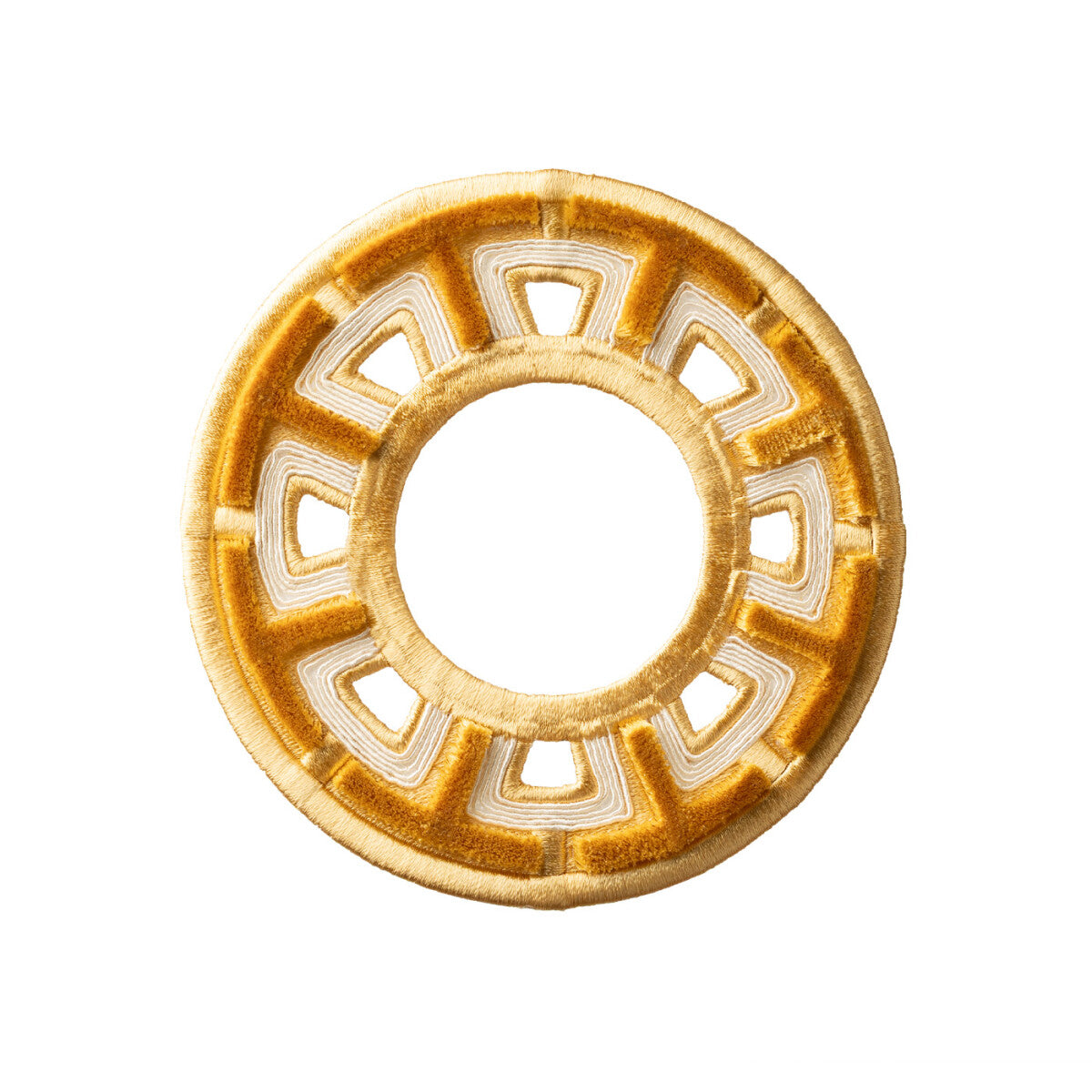 Heliara Velvet Rosette — Sun
