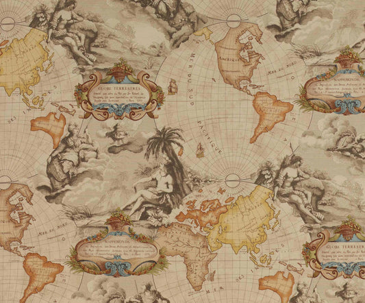 Pierre Frey Planisphere - Miel