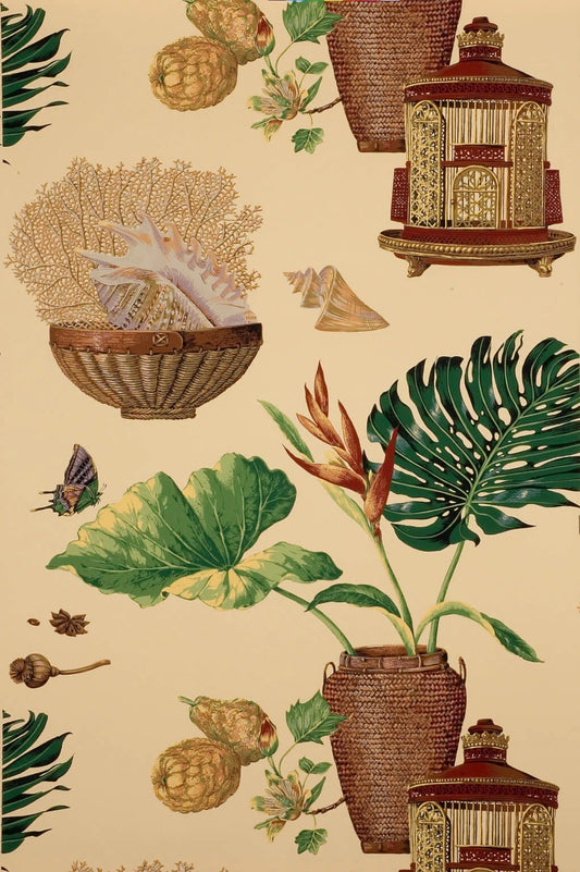 Pierre Frey Wallpaper Jamaica - Yellow