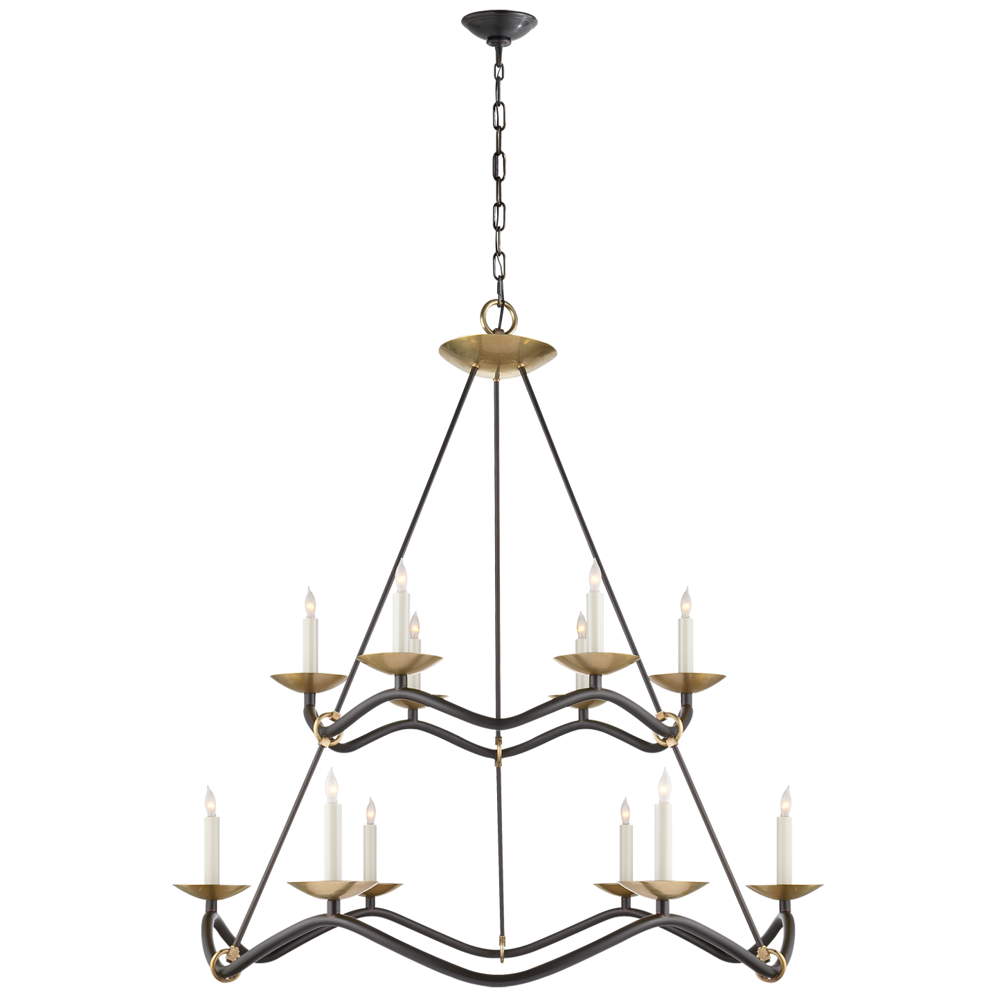 Visual Comfort | Barry Goralnick | Choros Two-Tier Chandelier