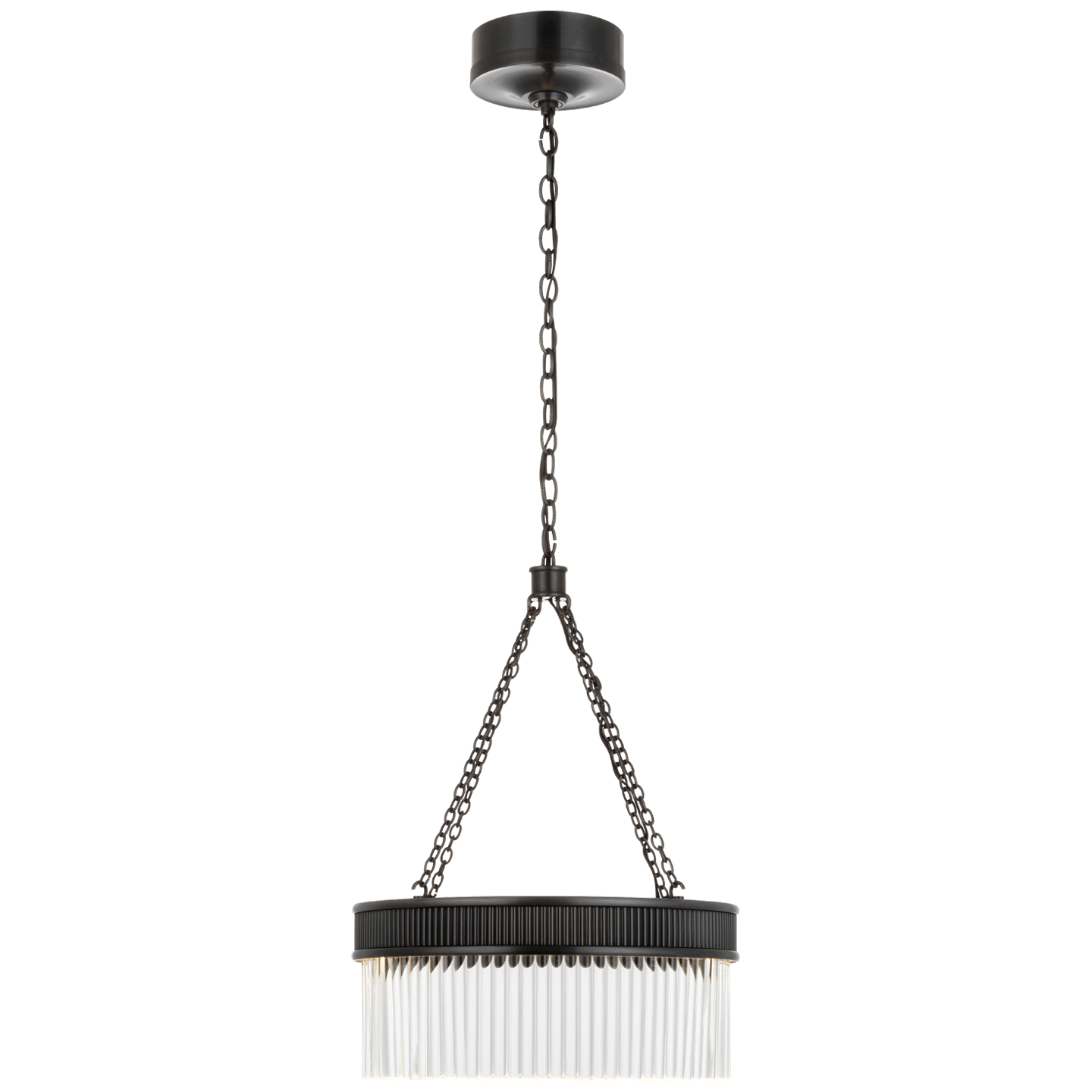 Menil Medium Chandelier - Bronze