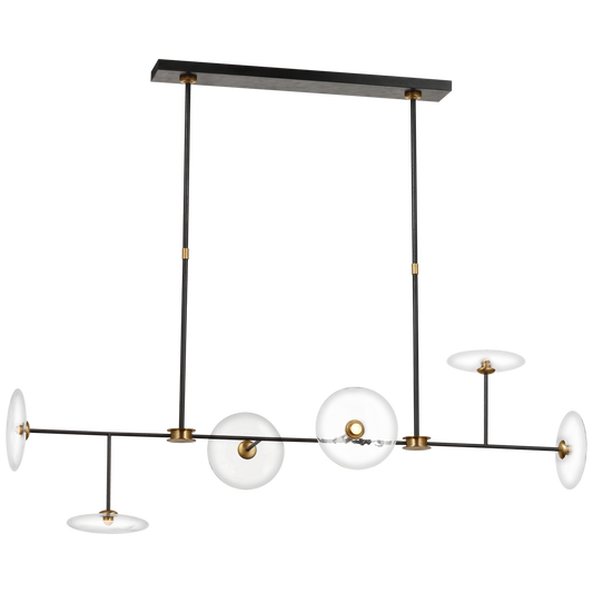 Visual Comfort | Ian K. Fowler | Calvino Large Linear Chandelier