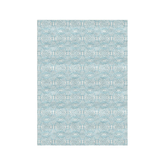 William Yeoward Sanganer Duck Egg Rug