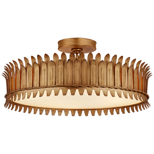 Visual Comfort | Suzanne Kasler | Leslie 21" Semi-Flush