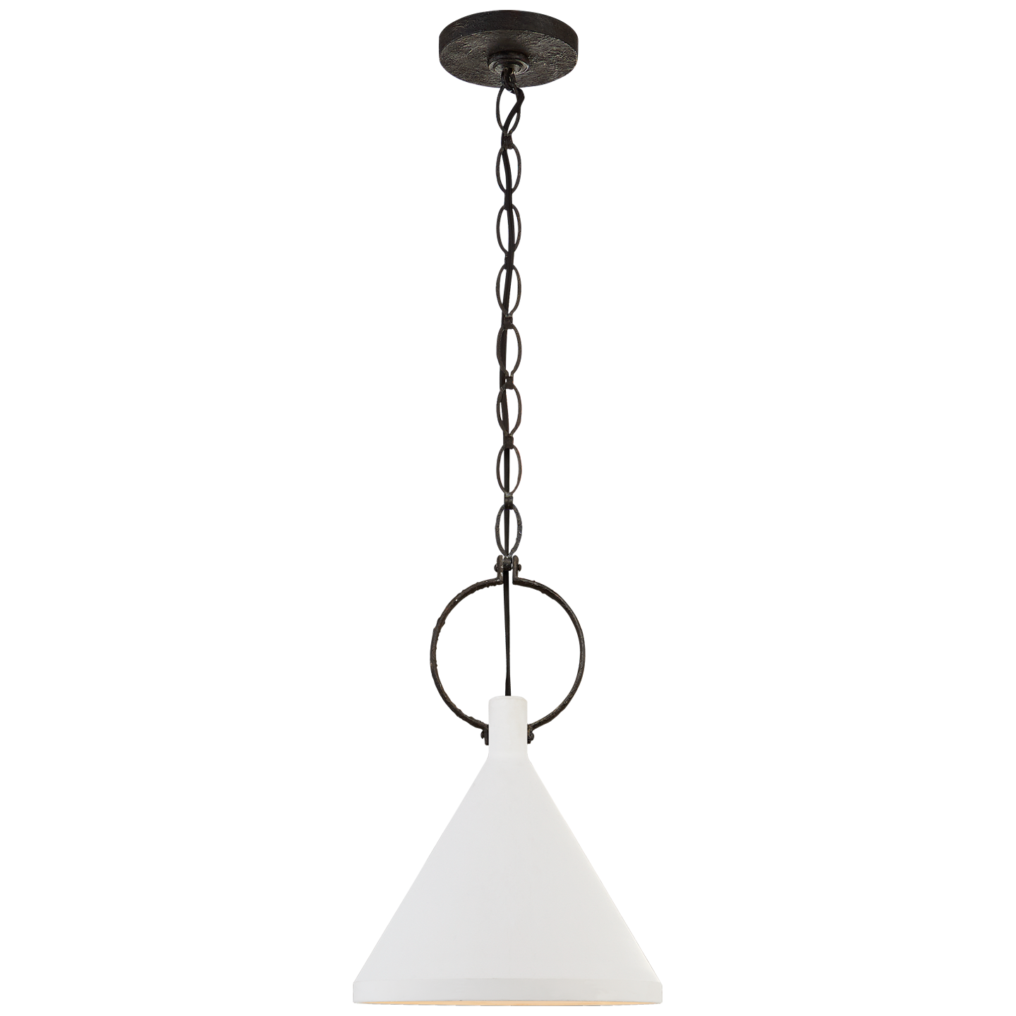 Limoges Medium Pendant - Plaster White detail