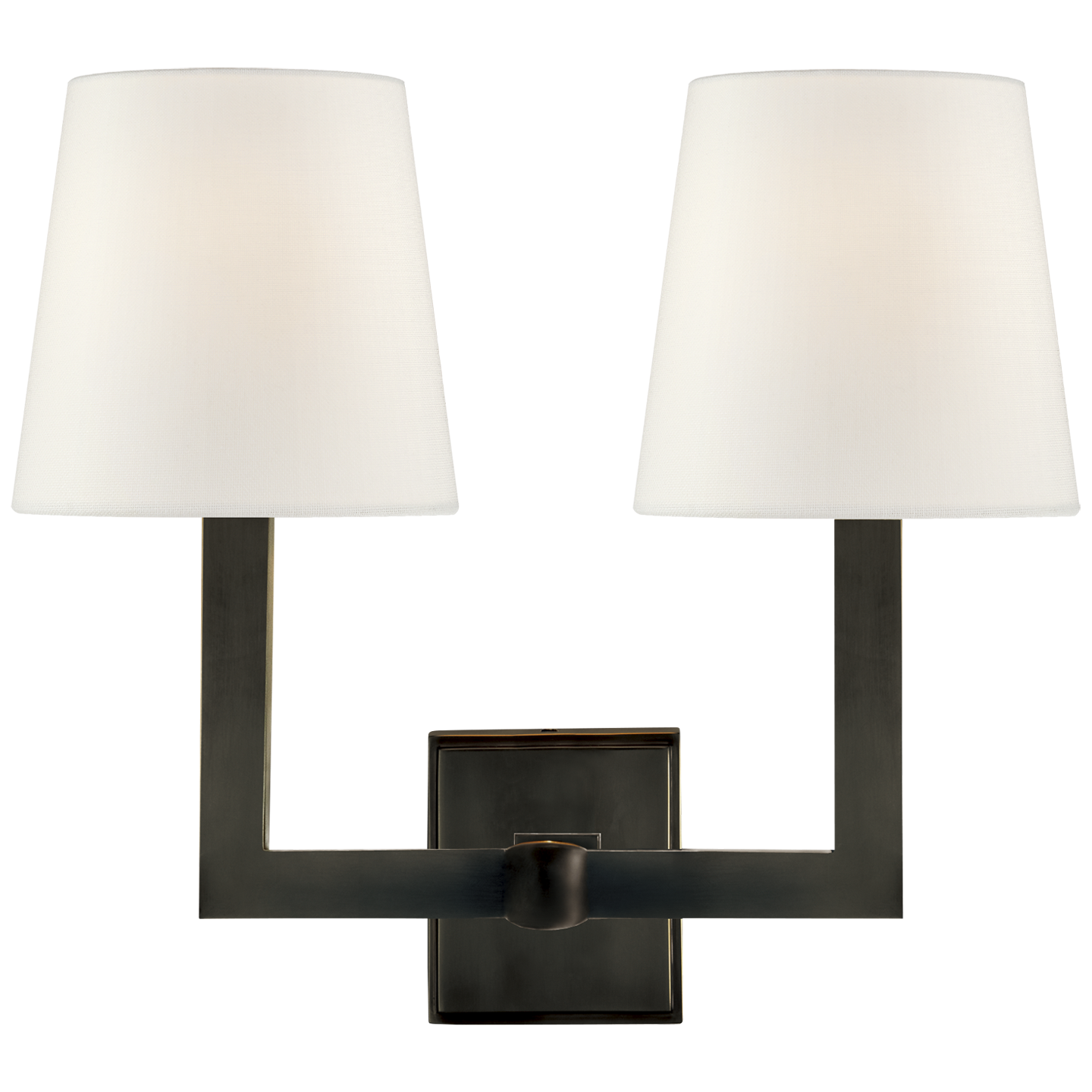 Visual Comfort | Chapman & Myers | Square Tube Double Sconce