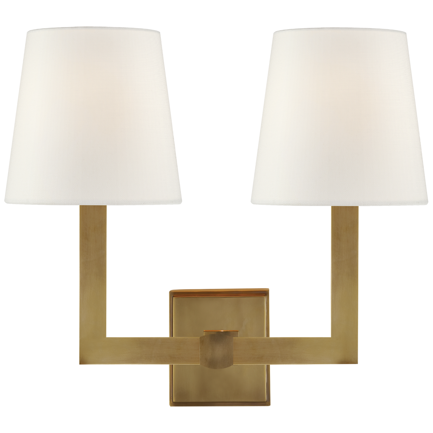 Visual Comfort | Chapman & Myers | Square Tube Double Sconce