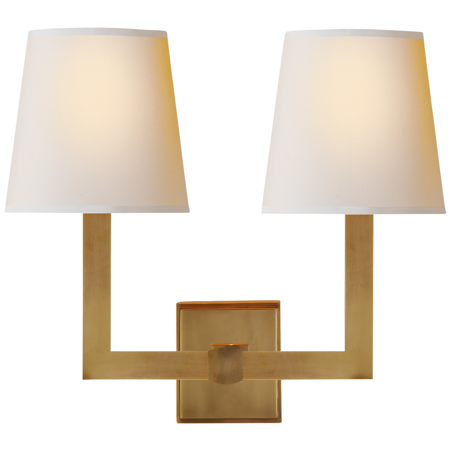Visual Comfort | Chapman & Myers | Square Tube Double Sconce