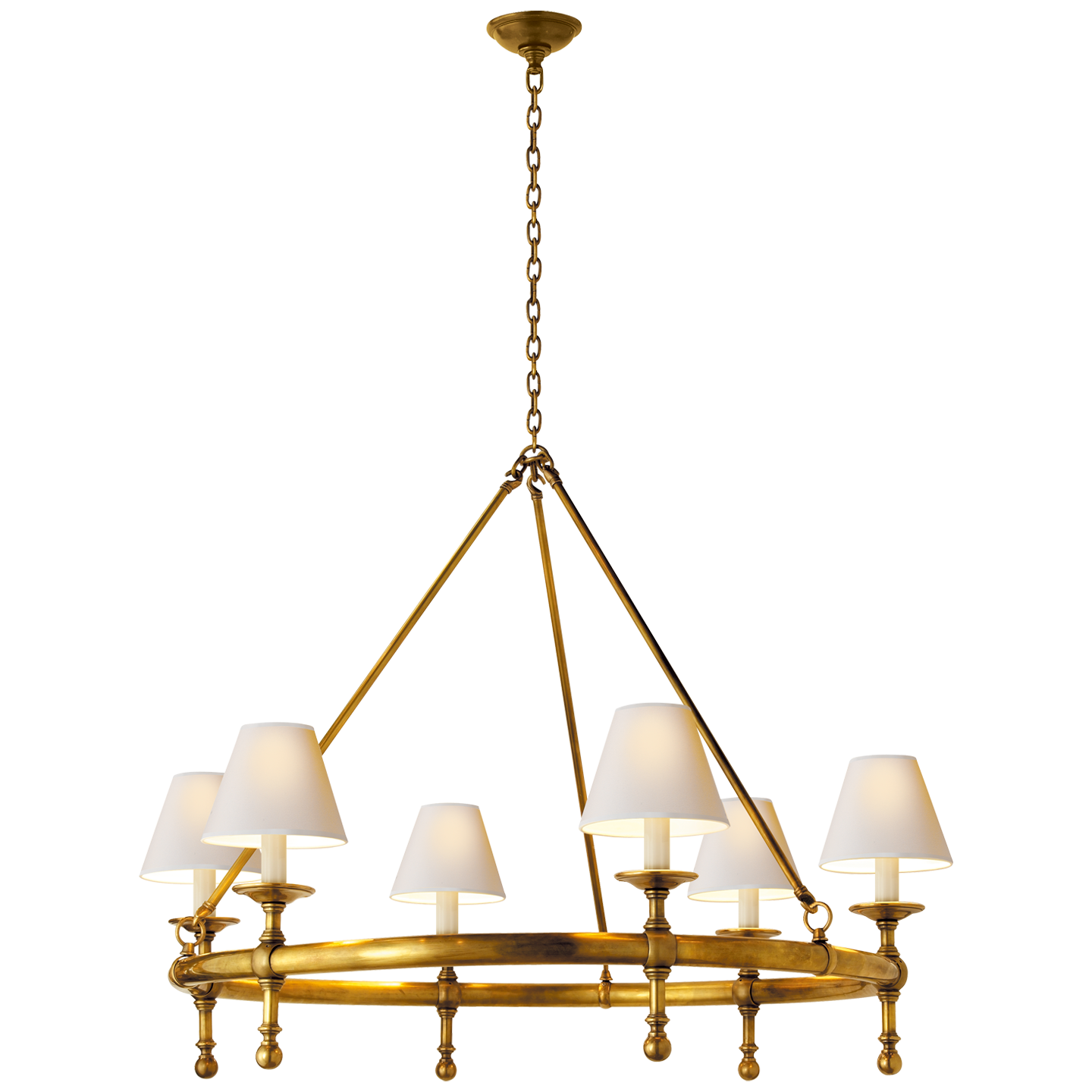 Visual Comfort | Chapman & Myers | Classic Ring Chandelier
