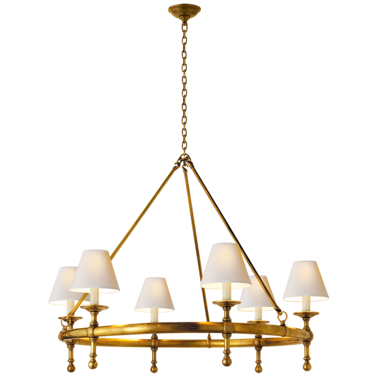 Visual Comfort | Chapman & Myers | Classic Ring Chandelier