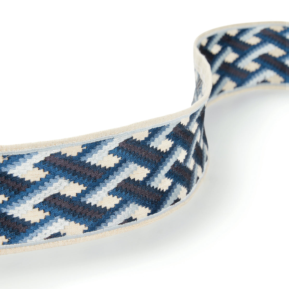 Osborne & Little | Taniska Braid fabric - Indigo
