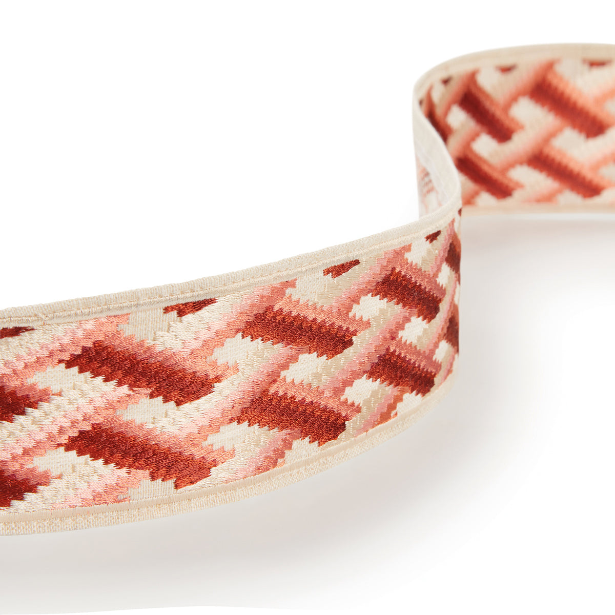 Osborne & Little | Taniska Braid fabric - Coral